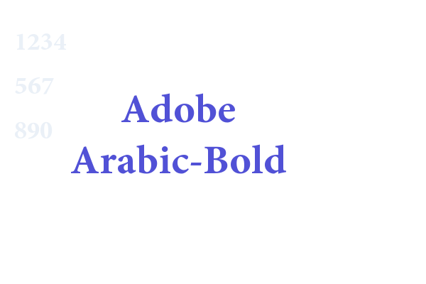 Adobe Arabic-Bold