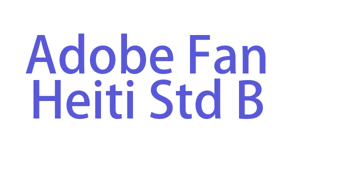 Adobe Fan Heiti Std B Font