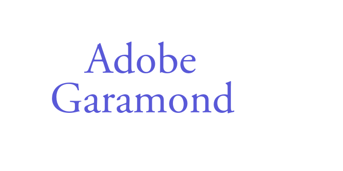 Adobe Garamond Font Download