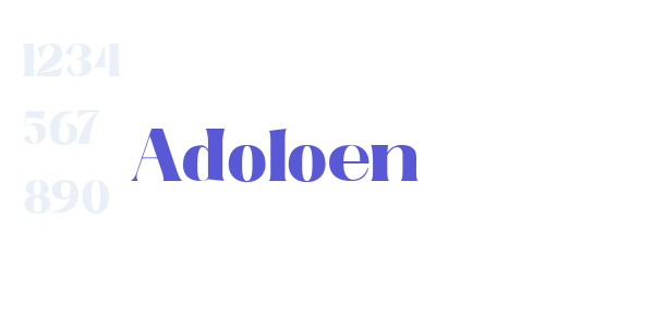 Adoloen font free