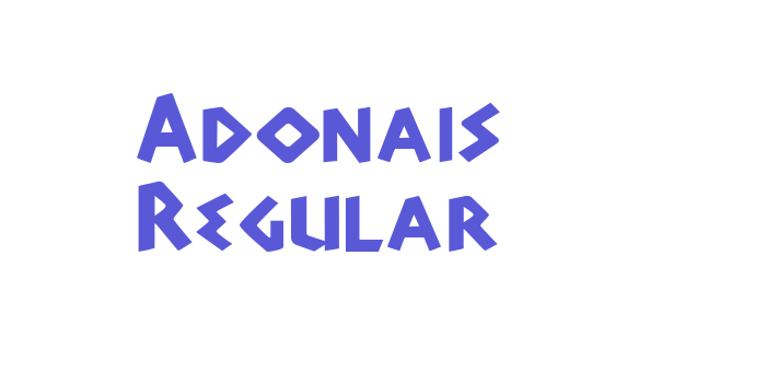 Adonais Regular Font Download