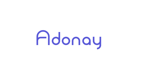 Adonay Font Download