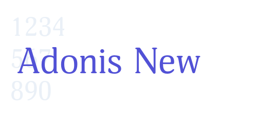 Adonis New-font-download