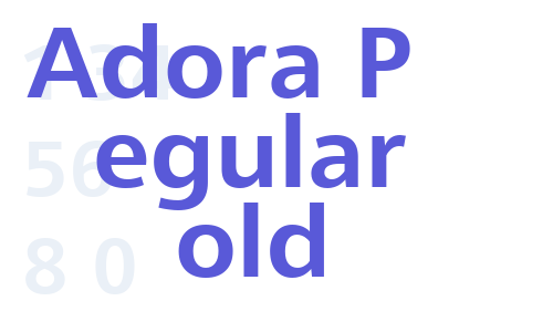 Adora PRO Regular Bold Font Download