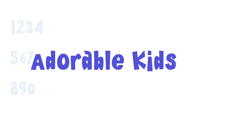 Adorable Kids-font-download