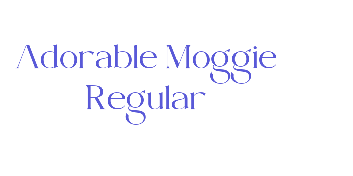 Download Adorable Moggie Regular Font