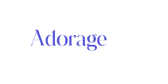 Adorage Font Download