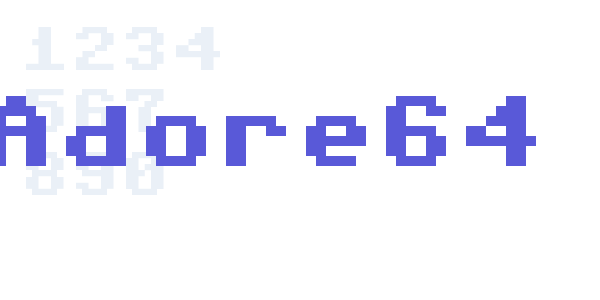 Adore64 font free