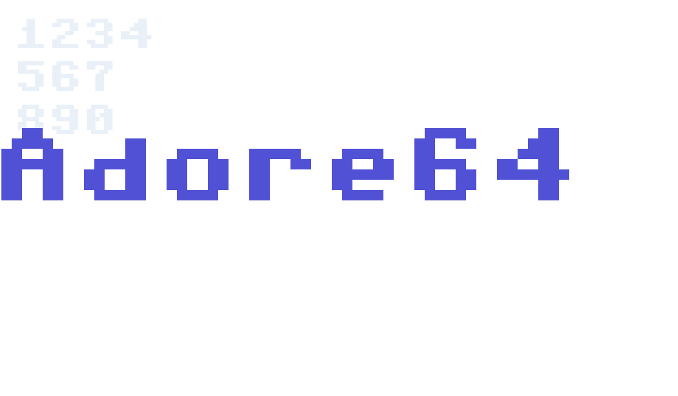 Adore64-font-download