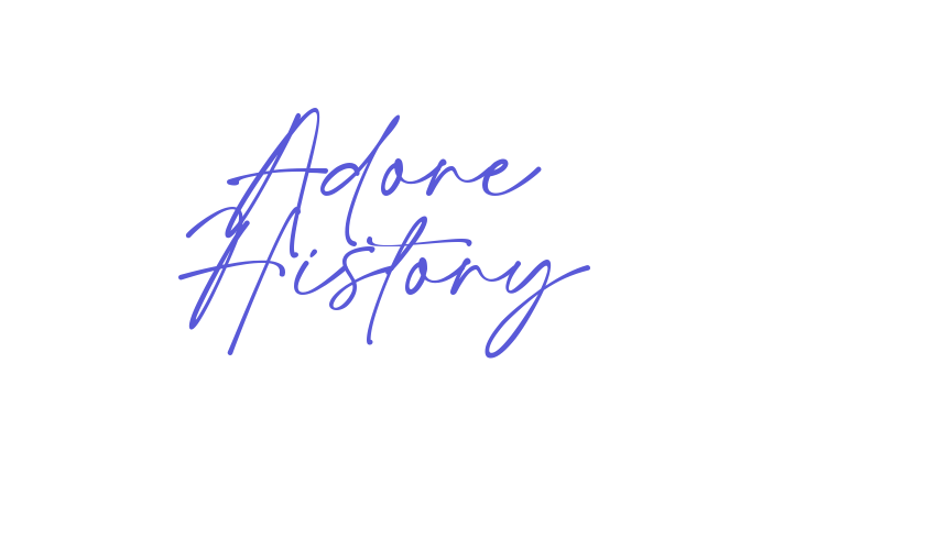 Adore History Font Download