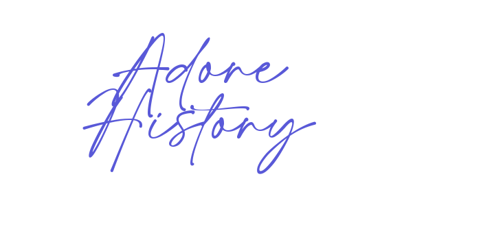 Adore History Font Download