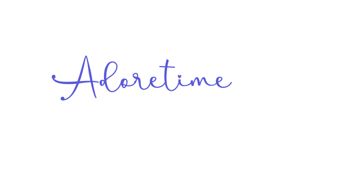 Adoretime Font