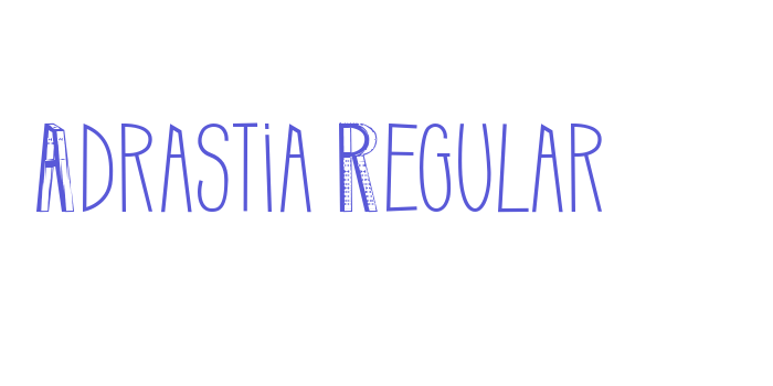 Adrastia Regular Font