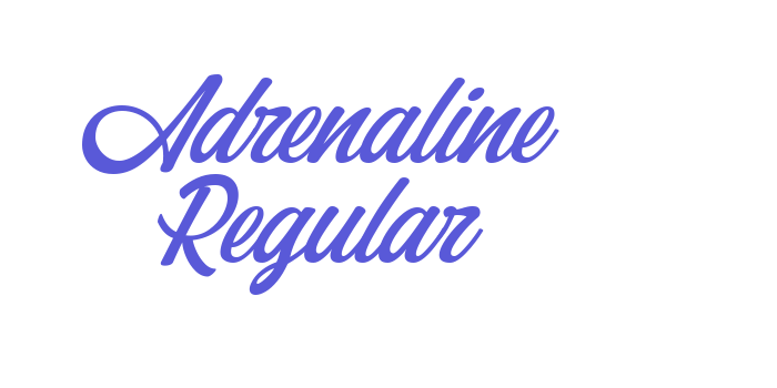 Adrenaline Regular Font