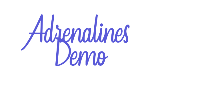 Adrenalines Demo Font Download