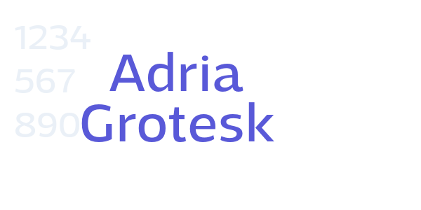 Adria Grotesk font free