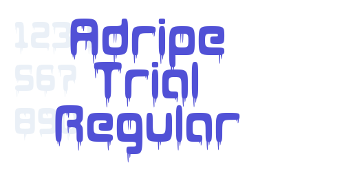 Adripe Trial Regular-font-download