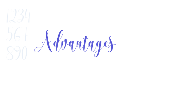 Advantages font free