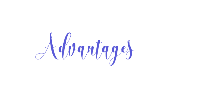 Advantages Font