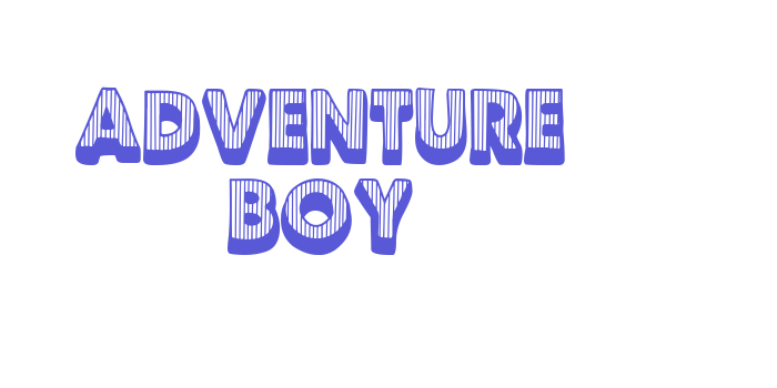 Adventure Boy Font Download