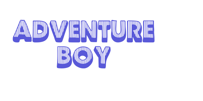 Adventure Boy Font