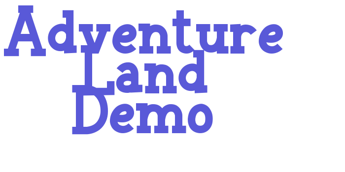 Adventure Land Demo Font Download