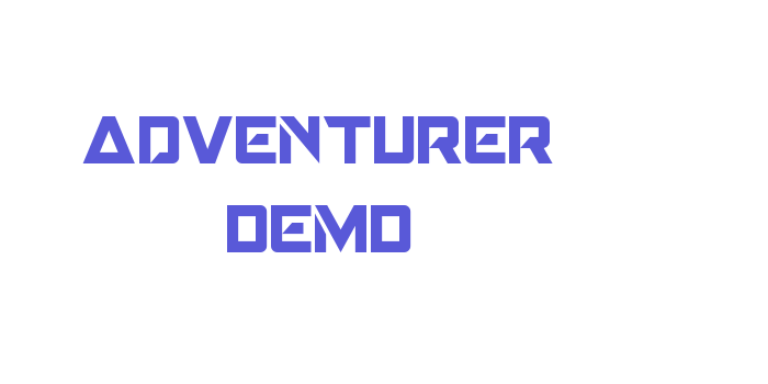 Adventurer Demo Font Download