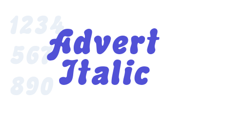 Advert Italic-font-download