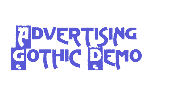 Advertising Gothic Demo font