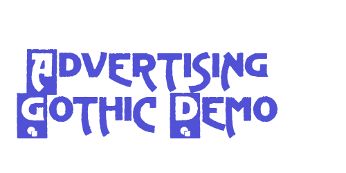 Advertising Gothic Demo-font-download