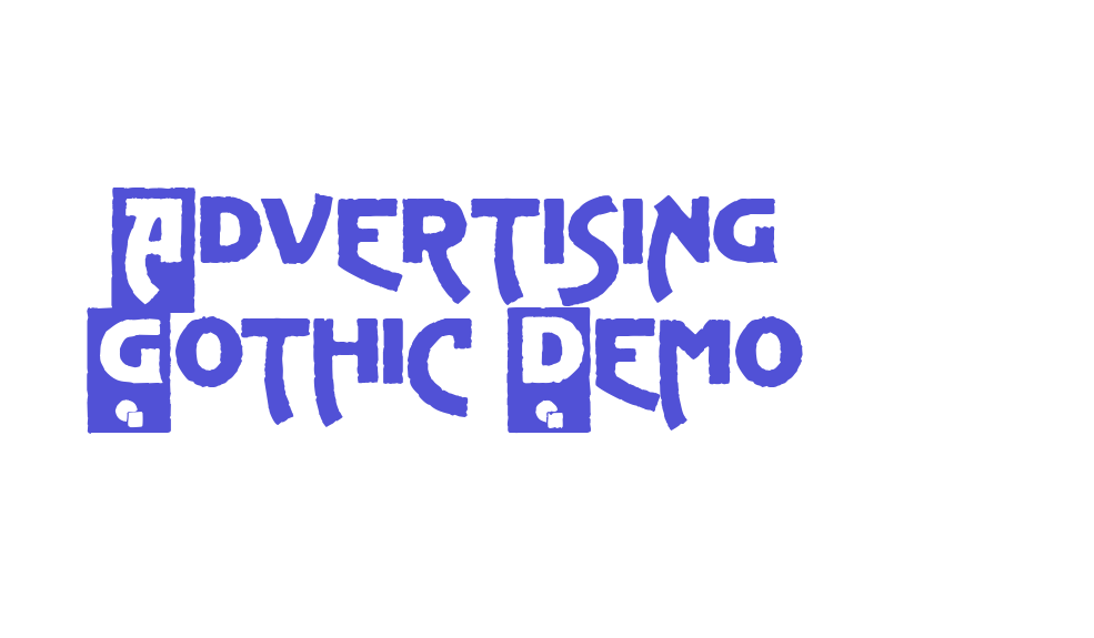 Advertising Gothic Demo-font-download