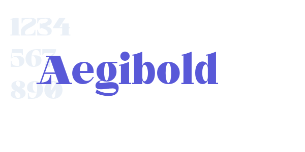 Aegibold font free