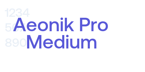 Aeonik Pro Medium font free