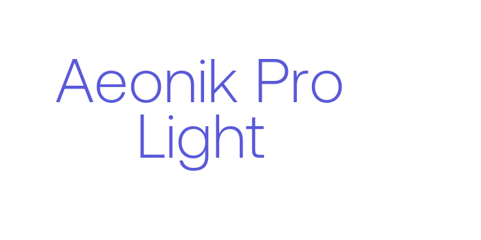 Aeonik Pro Light Font Download