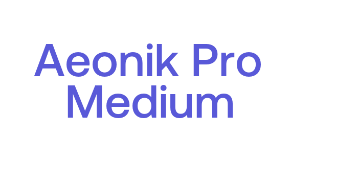 Aeonik Pro Medium Font Download