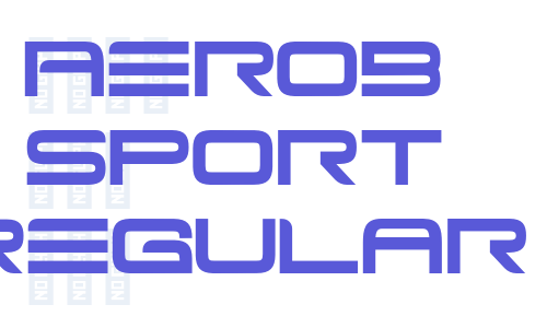 Aerob Sport Regular Font Download