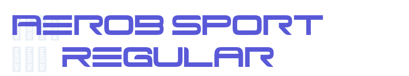 Aerob Sport Regular-related font