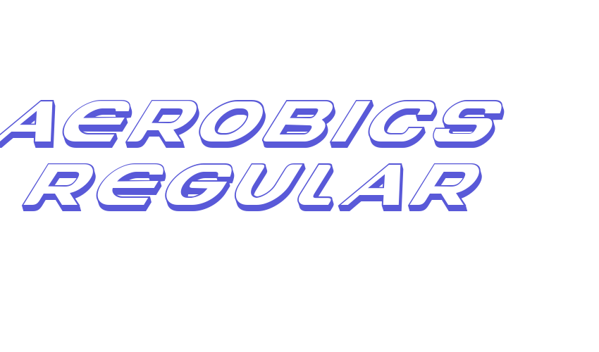 Aerobics Regular Font Download