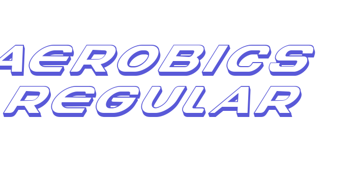 Aerobics Regular Font Download