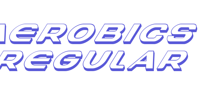 Aerobics Regular Font