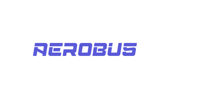 Aerobus Font Download