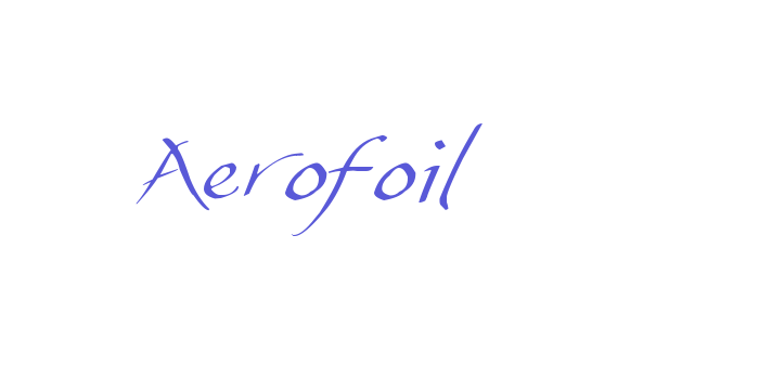 Aerofoil Font Download