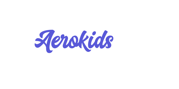 Aerokids Font