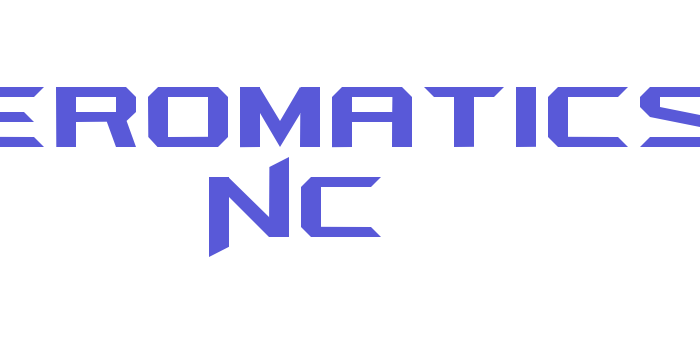 Aeromatics NC Font