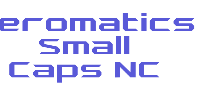 Aeromatics Small Caps NC Font Download