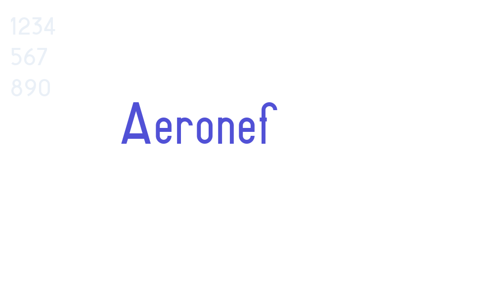 Aeronef-font-download