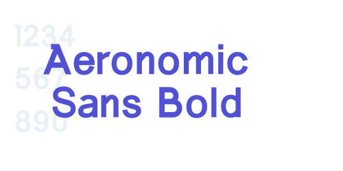 Aeronomic Sans Bold-font-download