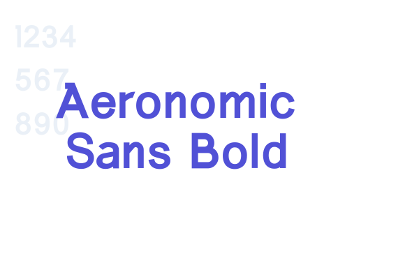 Aeronomic Sans Bold