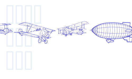 Aeroplanes Font Download