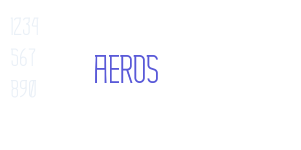 Aeros font free